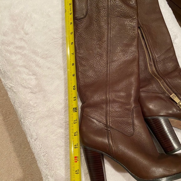 Coach Kaylie long boot stacked heel w box - Picture 7 of 15
